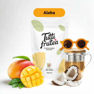 ALOHA | 200g | Infusion BIO Mangue & Coco | Sans théine - Infusion - TUTTI FRUTEA - Tuttifrutea.com