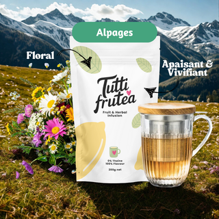 ALPAGES | 200g | Infusion BIO Nature | Sans théine - Infusion - TUTTI FRUTEA - Tuttifrutea.com