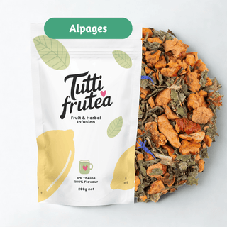 ALPAGES | 200g | Infusion BIO Nature | Sans théine - Infusion - TUTTI FRUTEA - Tuttifrutea.com