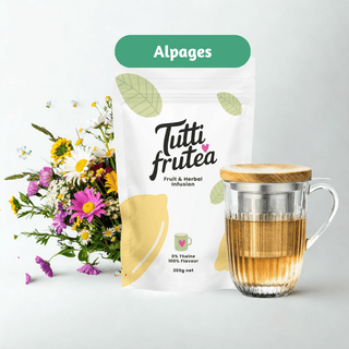 ALPAGES | 200g | Infusion BIO Nature | Sans théine - Infusion - TUTTI FRUTEA - Tuttifrutea.com