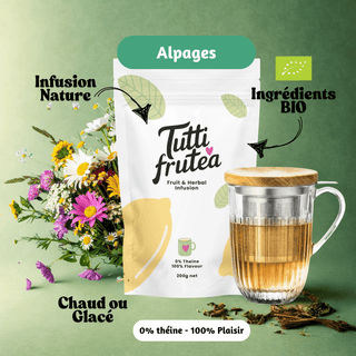 ALPAGES | 200g | Infusion BIO Nature | Sans théine - Infusion - TUTTI FRUTEA - Tuttifrutea.com