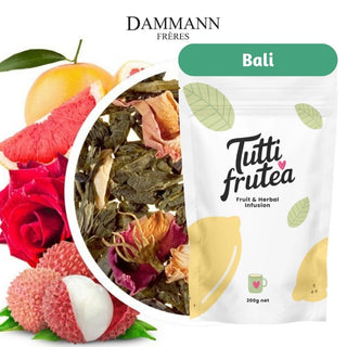 BALI | 200g | Thé vert Litchi, Pamplemousse et Rose | DAMMANN - Thé Vert - DAMMANN FRÈRES - Tuttifrutea.com