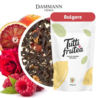 BULGARE | 200g | Thé noir Framboise, Rose et Orange sanguine | DAMMANN - Thé Noir - DAMMANN FRÈRES - Tuttifrutea.com