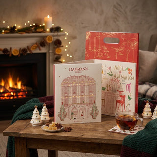 CALENDRIER DE L'AVENT 2026 | 24 Sachets Cristal | DAMMANN- Coffret- DAMMANN FRÈRES-Tuttifrutea.com