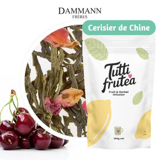 CERISIER DE CHINE | 200g | Thé vert Cerise | DAMMANN - Thé Vert - DAMMANN FRÈRES - Tuttifrutea.com