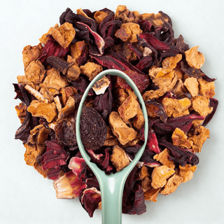 Sachet vrac 200g infusion bio Christmas Cake, mélange d'écorces d'orange, cannelle et épices douces sans théine.