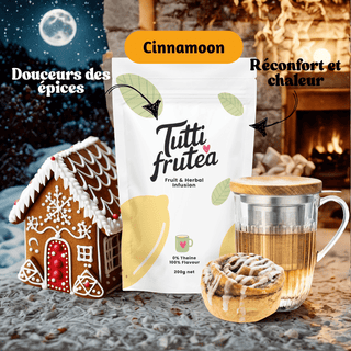 CINNAMOON | 200g | Infusion Pains d'épices | Sans théine - Infusion - TUTTI FRUTEA - Tuttifrutea.com