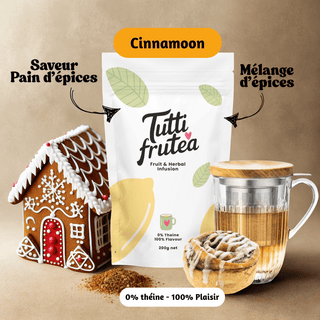 CINNAMOON | 200g | Infusion Pains d'épices | Sans théine - Infusion - TUTTI FRUTEA - Tuttifrutea.com