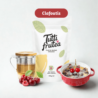 CLAFOUTIS | 200g | Infusion Cerise | Sans théine - Infusion - TUTTI FRUTEA - Tuttifrutea.com