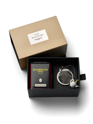 Coffret Dammann Frères Thé Vert à la Menthe – Thé en Vrac 50g & Boule à Thé Collector - Thé Vert - DAMMANN FRÈRES - Tuttifrutea.com