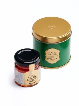 COFFRET LAPONIE ENCHANTÉE | Thé & Tartinable de Noël | DAMMANN- Coffret- DAMMANN FRÈRES-Tuttifrutea.com