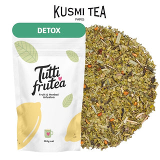 DETOX | 200g | Thé Vert & Maté Bio KUSMI TEA | Citron & Citronnelle - Thé Vert - KUSMI TEA - Tuttifrutea.com