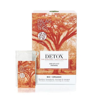DÉTOX SUD - AFRICAINE BIO - Infusion Drainante - PALAIS DES THÉS - 20 Mousselines - Rooïbos - PALAIS DES THES - Tuttifrutea.com