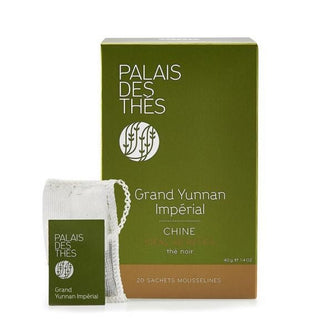 GRAND YUNNAN IMPÉRIAL BIO - Thé Noir de Chine - PALAIS DES THÉS - 20 Mousselines - Thé Noir - PALAIS DES THES - Tuttifrutea.com