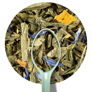 JARDIN VERT | 200g | Thé vert Rhubarbe et Fraise des bois | DAMMANN - Thé Vert - DAMMANN FRÈRES - Tuttifrutea.com