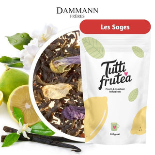 LES SAGES | 200g | thés vert et noir, saveur Bergamote et Vanille | DAMMANN - Thé Noir - DAMMANN FRÈRES - Tuttifrutea.com