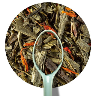 MACARON CASSIS VIOLETTE | 200g | Thé vert Macaron, Cassis et Violette | DAMMANN - Thé Vert - DAMMANN FRÈRES - Tuttifrutea.com