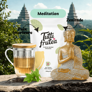MEDITATION | 200g | Infusion BIO Nature | Sans théine - Infusion - TUTTI FRUTEA - Tuttifrutea.com