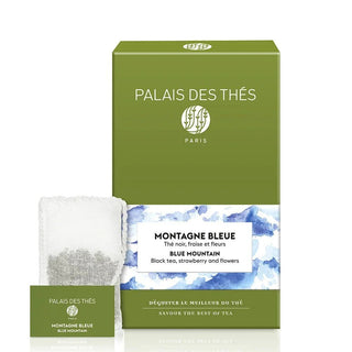 MONTAGNE BLEUE - Thé Noir Gourmand - PALAIS DES THÉS - 20 Mousselines - Thé Noir - PALAIS DES THES - Tuttifrutea.com