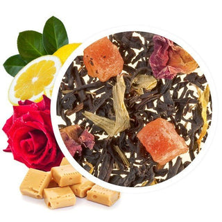 NOEL A VENISE - Thé noir Citron meringué & Caramel toffee - Vrac 200g - DAMMANN - Thé Noir Parfumé - DAMMANN FRÈRES - Tuttifrutea.com