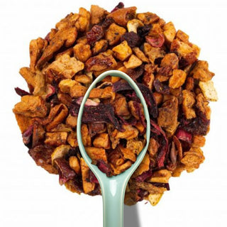 Sachet vrac 200g infusion Orange Sanguine Alveus, écorces d'orange, fleurs d'hibiscus et pétales de carthame orangés.