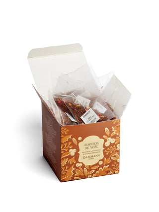 ROOIBOS DE NOËL | 25 Sachets Cristal | Épices & Fruits Rouges | DAMMANN- Rooibos- DAMMANN FRÈRES-Tuttifrutea.com