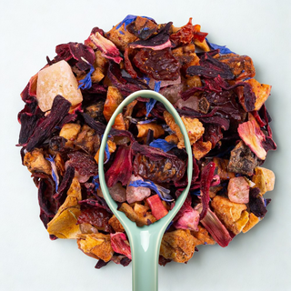 SUNNY BLISS | 200g | Infusion Melon & Pêche | Sans théine - Infusion - TUTTI FRUTEA - Tuttifrutea.com