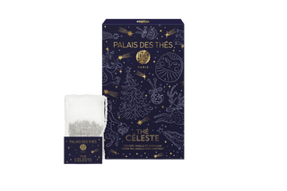 THÉ CÉLESTE | 20 Sachets Mousseline | Thé vert Vanille & Châtaigne | PALAIS DES THÉS- Thé Vert Parfumé- PALAIS DES THES-Tuttifrutea.com
