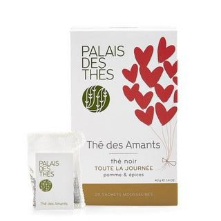 THÉ DES AMANTS BIO - Thé Noir Épicé - PALAIS DES THÉS - 20 Mousselines - Thé Noir - PALAIS DES THES - Tuttifrutea.com