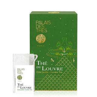 THÉ DU LOUVRE "Côté Jardin" - Thé Vert au Verger - PALAIS DES THÉS - 20 Mousselines - Thé Vert - PALAIS DES THES - Tuttifrutea.com