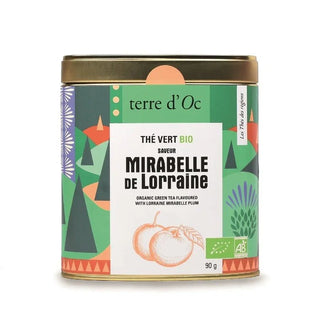 Thé Vert BIO MIRABELLE de LORRAINE - Bte métal vrac 90g - Thé Vert - TERRE D'OC - Tuttifrutea.com