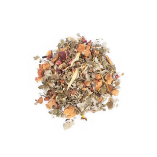 TISANE BIO FRAMBOISE, FLEUR DE SUREAU & GRENADE - TERRE D’OC - Boîte Métal 70g - Tisane - TERRE D'OC - Tuttifrutea.com