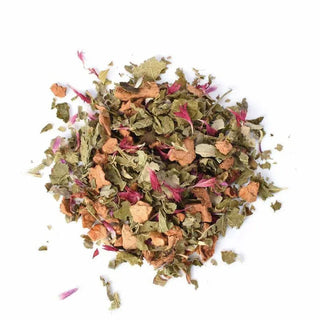 TISANE BIO PÊCHE, VERVEINE & ORANGE SANGUINE - TERRE D’OC - Boîte Métal 70g - Tisane - TERRE D'OC - Tuttifrutea.com